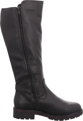 Imagen del producto de Botas para mujer Rieker, forradas, de caña alta, color negro, para uso casual