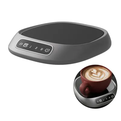 Produktbild von Kaffeetassenwärmer,Kabelloser Kaffeewärmer, mit 3 Temperatureinstellungen,USB-aufladbar, ideal für Tee,Kaffee und Milch im Büro und zu Hause