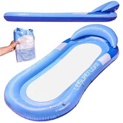 Immagine prodotto di Materasso gonfiabile da piscina con rete, blu