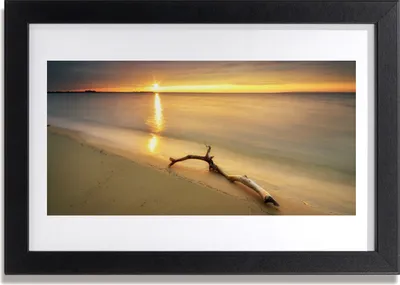 Produktbild von Bild 30x20 MDF-Rahmen Wandkunst Ocean Beach Landschaft