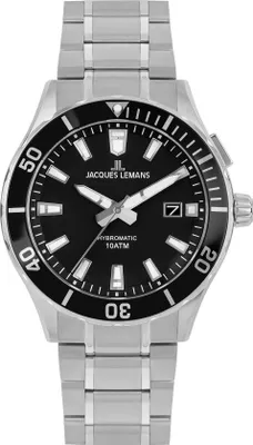 Produktbild von Jacques Lemans 1-2131D Hybromatic Herrenuhr 43mm 10ATM