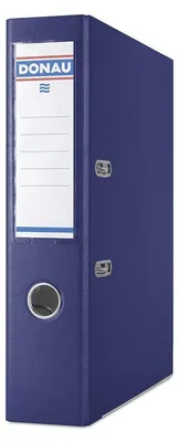 Produktbild von PP-Ordner A4/75 mm Master-S mit DONAU-Schiene, dunkelblau