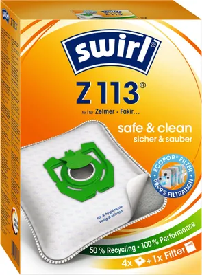 Produktbild von Swirl Z 113, Fleece, Zelmer, Fakir, Quigg, 4 Stück(e), 1 Stück(e)