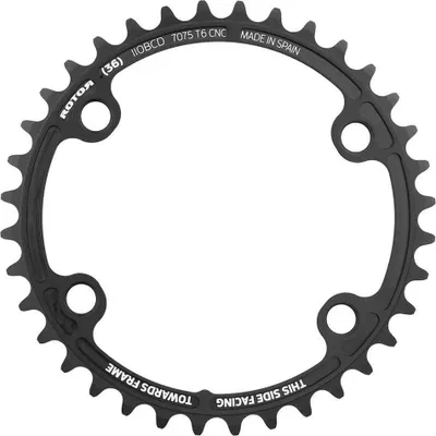 Image de Rotor Round 110 Bcd Plateau intérieur Noir 36 dents Noir 36 dents