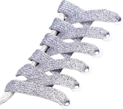 Image de INF Lacets Brillants - 140cm (1 paire) Argent