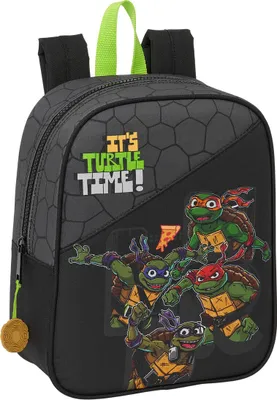 Immagine prodotto di Zaino scuola Teenage Mutant Ninja Turtles Nero Grigio 22 x 27 x 10 cm