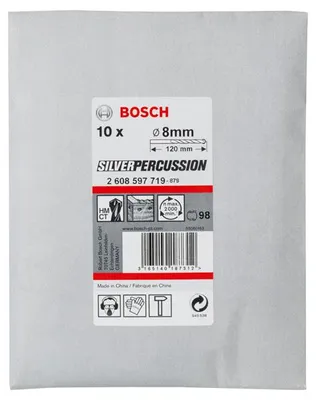 Produktbild von Betonbohrer CYL-3, 8 x 80 x 120 mm, d 7,5 mm, 10er-Pack