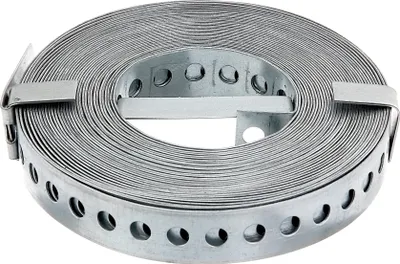 Produktbild von Alberts Lochband | mit oder ohne Abrollkasette | sendzimirverzinkt | Breite 20 mm | Länge 10 m | 2er Set