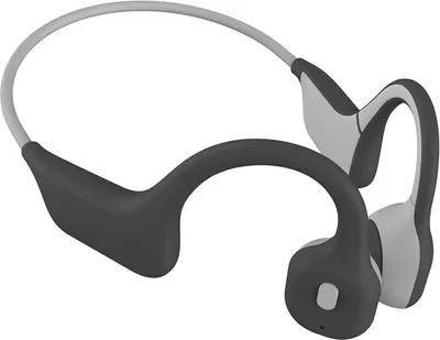 Image de Casque sans fil à conduction osseuse à oreille ouverte Casque de sport IPX4 Étanche BT 5.0 Appel téléphonique HD Oreillettes es - Blanc