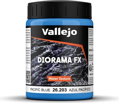 Image de Vallejo Textures d'Eau Bleu Pacifique 200 ml - Effets d'Eau