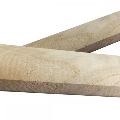Produktbild von Geschliffene Holzleisten – Länge 203 cm - 43x27 mm Profil mit abgerundeter Ecke