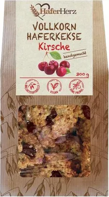 Produktbild von HaferHerz Vollkorn Haferkekse Kirsche 300g
