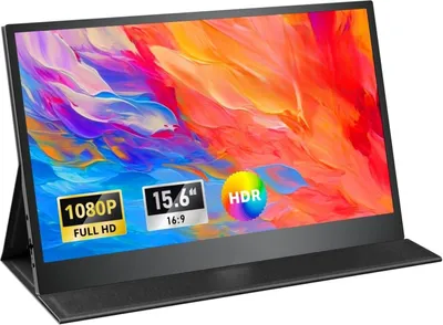 Produktbild von 15,6-Zoll Portable Monitor 1920 x 1080 FHD mit USB-C & HDMI Eye Care IPS-Display
