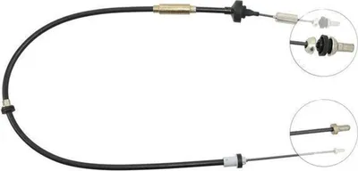 Imagen del producto de Cable de accionamiento del embrague, 1.190 mm, con ABS, para, entre otros, vehículos RENAULT 21