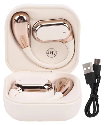 Obrázok produktu pre Slúchadlá s obručkou, bezdrôtové, Bluetooth, HiFi zvuk, mikrofón s potlačením hluku, 60 hodín výdrže batérie, ľahké, vhodné na bicyklovanie, behanie, cvičenie