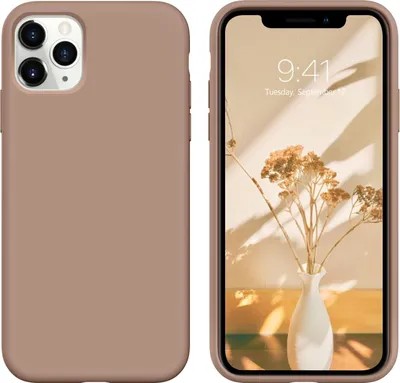 Image de Coque pour Apple iPhone 11 Pro Max Coque Beige Silicone Dos A2161