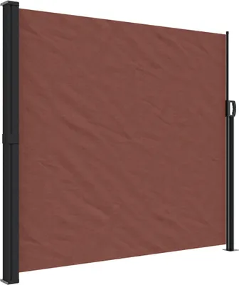 Produktbild von vidaXL Seitenmarkise Ausziehbar Braun 180x500 cm