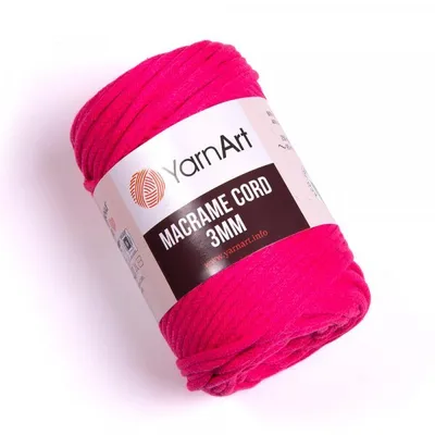 Obrázok produktu pre Yarn Art Macrame Cord 3 mm 85 m 803 Orchid Špagát