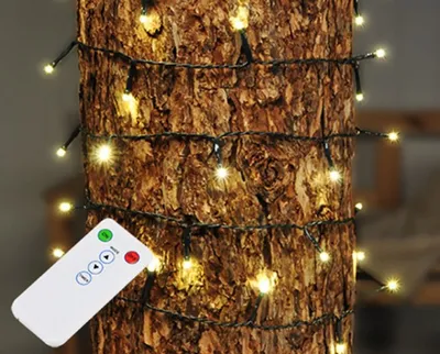 Produktbild von LED Weihnachtsbaum Beleuchtung Leuchtkette Lichterkette, Größe:50 LED