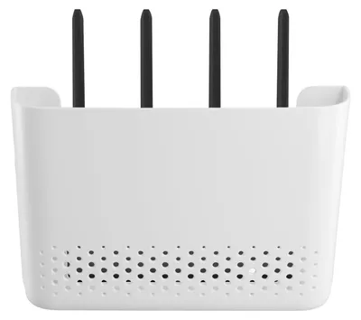 Router-Aufbewahrungsbox zur Wandmontage, Kabelmanagement, Weiß