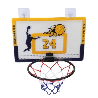 Produktbild von Indoor Mini-Basketballkorb mit digitaler Anzeige und Sicherheitspolsterung, einfache Türmontage - SLAMSTAR