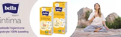 Zdjęcie produktu dla Bella Panty Intima Long 48 Szt. - Wkładki Higieniczne Z Organicznej Bawełny