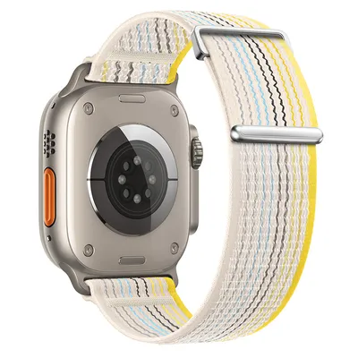 Obrázok produktu pre BStrap Velcro Nylon remienok na Apple Watch 38/40/41mm, starlight