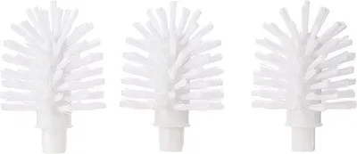 Image de Brosse de toilettes de rechange blanche - 1 pièce - 7,5 x 20 x 29,8 cm