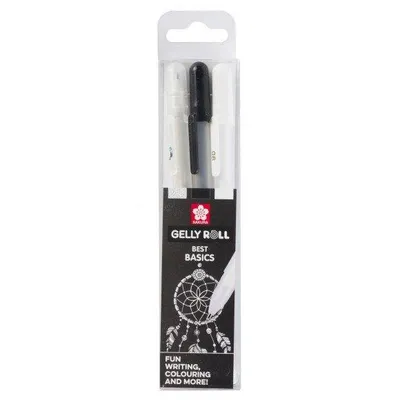 Obrázok produktu pre Sakura Gelly Roll Gélové pero Black/White/Clear 3 ks