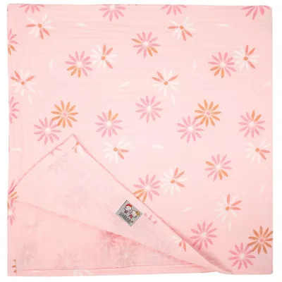 Image de Bavoir Rosella - 60 x 60 cm - Rose | par SEVIRA KIDS