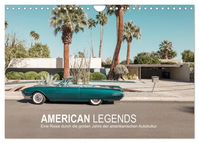 Produktbild von AMERICAN LEGENDS (Wandkalender 2027 DIN A4 quer), CALVENDO Monatskalender
