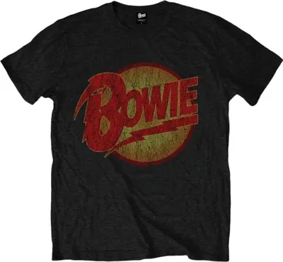 Image de David Bowie Diamond Dogs Vintage Black T-shirt