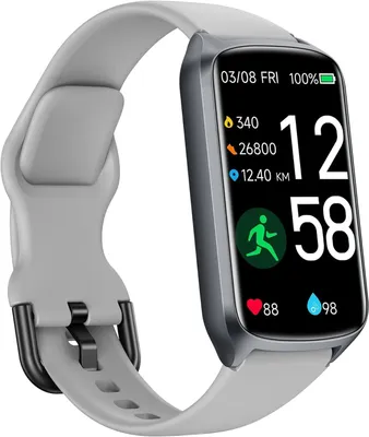 Produktbild von Smartwatch Gesundheitsmonitor 24 Sportmodi, Schlafanalyse 15 Tage Akkulaufzeit und 5 ATM wasserdicht BLE 5.0 und individuell anpassbare Zifferblätter