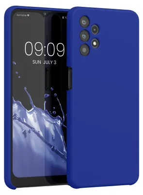 Produktbild von kwmobile Handyhülle für Samsung Galaxy A32 5G Hülle - Case Silikon - Kabelloses Laden - Schutzhülle Cover in Baltik Blau