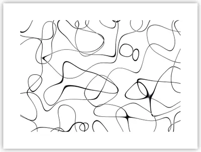 Produktbild von Poster - Poster ohne Rahmen - Linie nichts Muster - 40x30 cm - Wand Bild - Wanddeko - Wandbilder - Kunstposter - Wandposter - Bilder - Kunstdruck - Wanddekoration - Wandbild - P2XAA40x30-5054