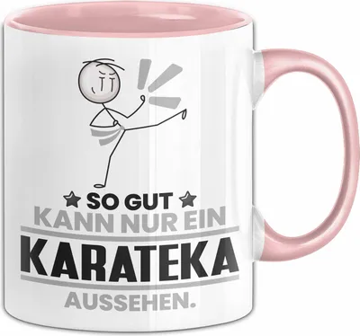 Produktbild von Karateka Geschenk Tasse So Gut Kann Nur Ein Karateka Aussehen Geschenkidee Kaffee-Becher (Rosa)