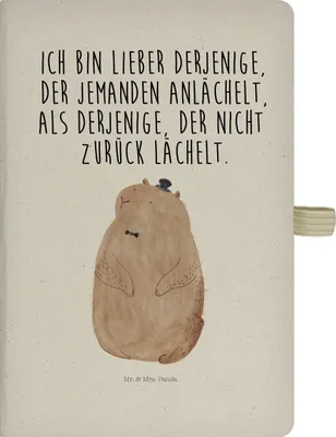 Produktbild von Mr. & Mrs. Panda notizbuch Murmeltier - Transparent - Geschenk, Skizzenbuch A5, Fröhlichkeit, Kladde, Tagebuch, Lustige Sprüche, Freundlichkeit, Journal, Anstand, Respekt