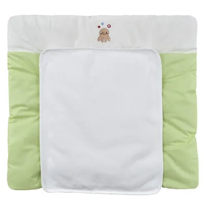 Produktbild von Baby-Delux Wickelauflage 70x75 inkl. abnehmbarer Frotteeauflage Meerestiere grün Wickelunterlage Wickelkommode, Wickeltisch Baumwolle waschbar
