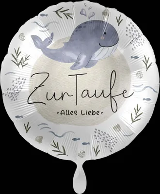 Produktbild von Folienballon Zur Taufe alles Liebe 43cm