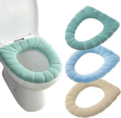 Productafbeelding van Unyqoos® Pluche toiletbrilafdekking – zacht en wasbaar, warm het hele jaar door, gemaakt van hoogwaardige vezels, snel drogend, zelfklevend en laat geen resten achter