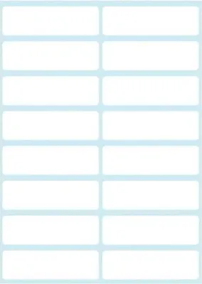 Produktbild von herlitz Büroetiketten - weiß - 12 x 40 mm