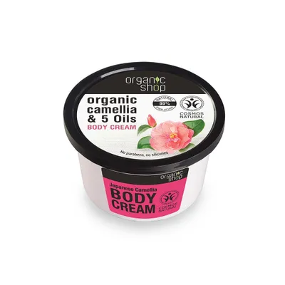 Produktbild von Camellia & 5 Öle Körpercreme, 250 ml - Natürlicher Bio-Pflegebalsam für samtweiche Haut