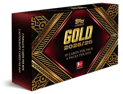 Produktbild von Topps Bundesliga Gold 2026 – 2 Guaranteed Autographs – Football cards
