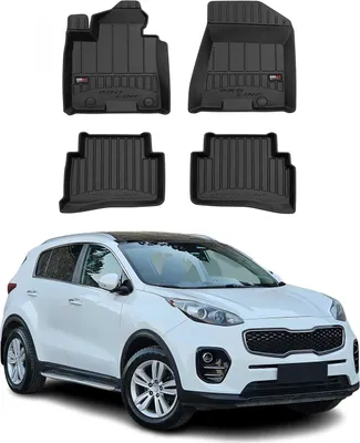 Image de Tapis de Sol pour Kia Sportage 2014-2018 TPE Noir