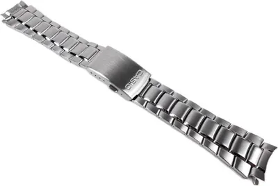 Produktbild von Casio Collection | Uhrenarmband 19mm Edelstahl Silberfarben MTD-1046