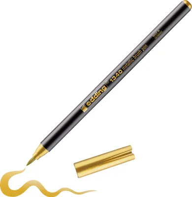 Produktbild von edding 1340 Pinselstift Metallic Gold