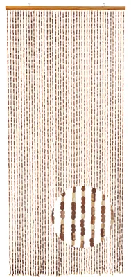 Produktbild von Lockardi Bambusvorhang BAMBOO 45 Stränge 90x200 cm - Braun | Dekovorhang Türvorhang Insektenschutz Vorhang gegen Fliegen modern Fliegenvorhang Raum
