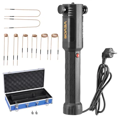 Produktbild von VEVOR Induktionsheizer Bolzenentfernung, 1800W 230V Magnet-Induktionsheizer-Kit, Handheld Mutternknacker-Werkzeug, Mini-Heizmaschine zum Entfernen von rostigen Schrauben, Autowerkstatt-Reparaturwerkzeuge mit 4 Spulen und Box, 1100 W-b, 8-Spulen-Kombination-a