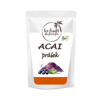 Obrázek produktu pro Acai prášek Bio 500 g LES FRUITS DU PARADIS