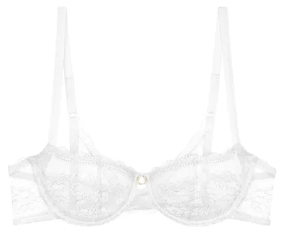 Zdjęcie produktu dla Triumph Comfort Allure, Balkon, Biały, Fiszbina, Wzór, Damski, Kwiatowy wzór